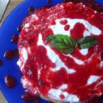 Mentás spárgás zöldborsós tészta és krém