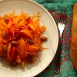 Túrós spenótos spagetti ajvárral