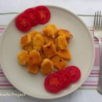 Bazsalikomos túróval töltött alma