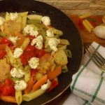 Céklás palacsinta tormakrémmel töltve