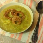 Édesburgonyás mangós panzanella