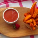 Kardamomos epres édesburgonyás süti