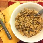 Karácsonyi zöldségköret gesztenyével és gránátalmával