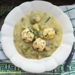 Spárgás, füstölt lazacos cukkinitészta