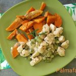 Cukkini lepények mentás spárgás avokádókrémmel