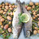 Cukkini lepények mentás spárgás avokádókrémmel